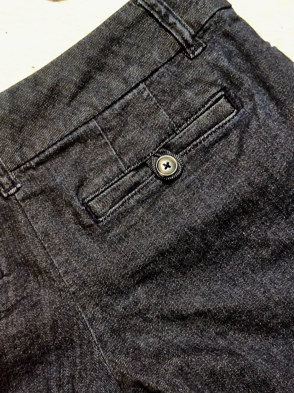 The Limited Dark Indigo Denim Short Shorts Sz 6 - Picture 3 of 5